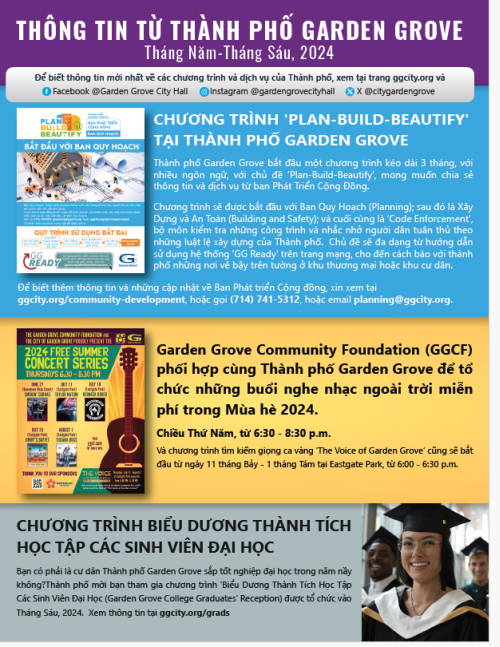 
Vietnamese Newsletter - May-June
